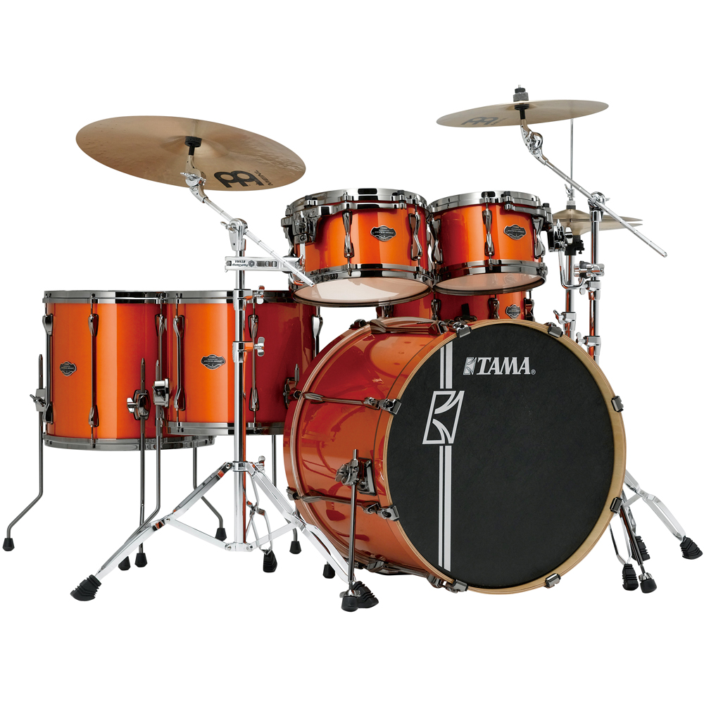 Tama Superstar Hyperdrive Maple Drum Kit - Bright Orange Metallic